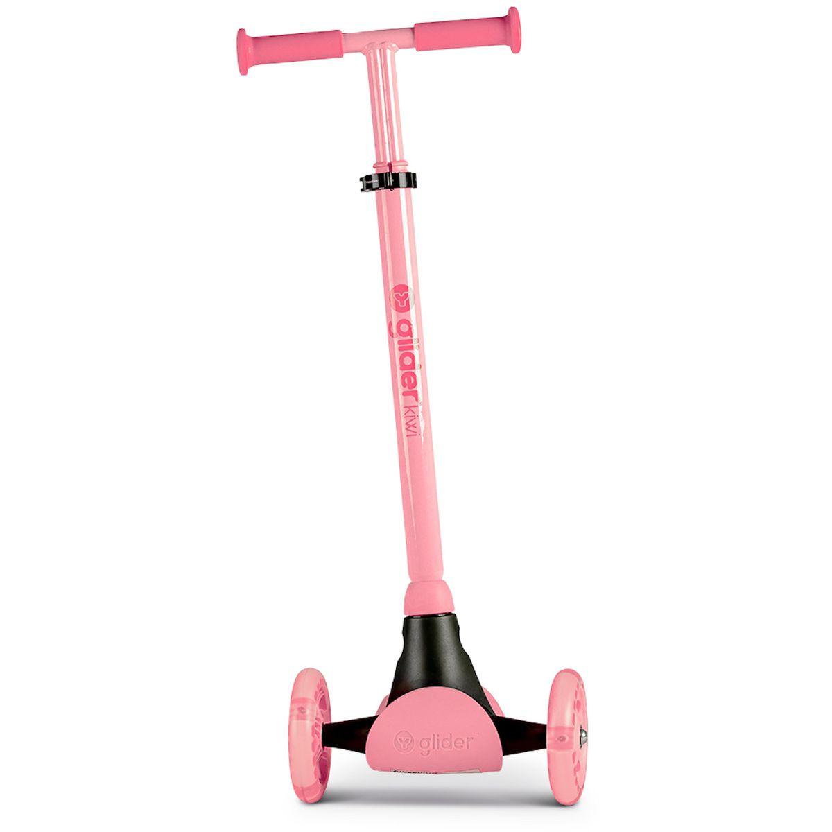 واي فولوشن - سكوتر واي جلايدر كيوي ثلاثي العجلات - وردي