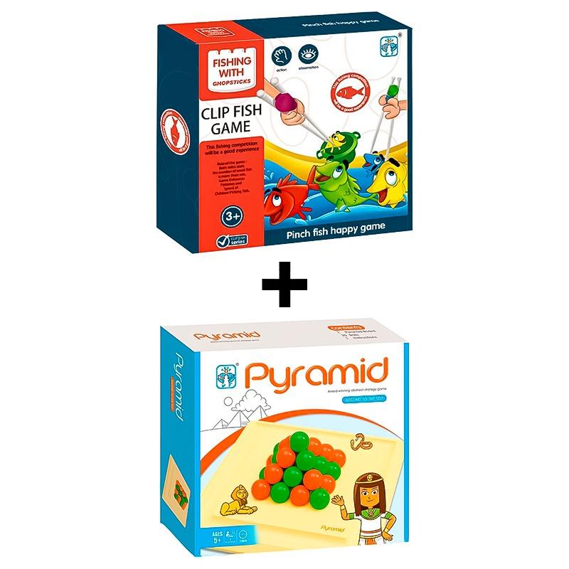 Pyramid Game + Clip Fish Game Bundle