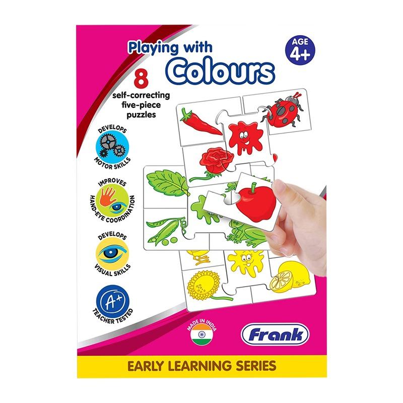 Frank Playing With Colors Puzzle - 40 Pcs