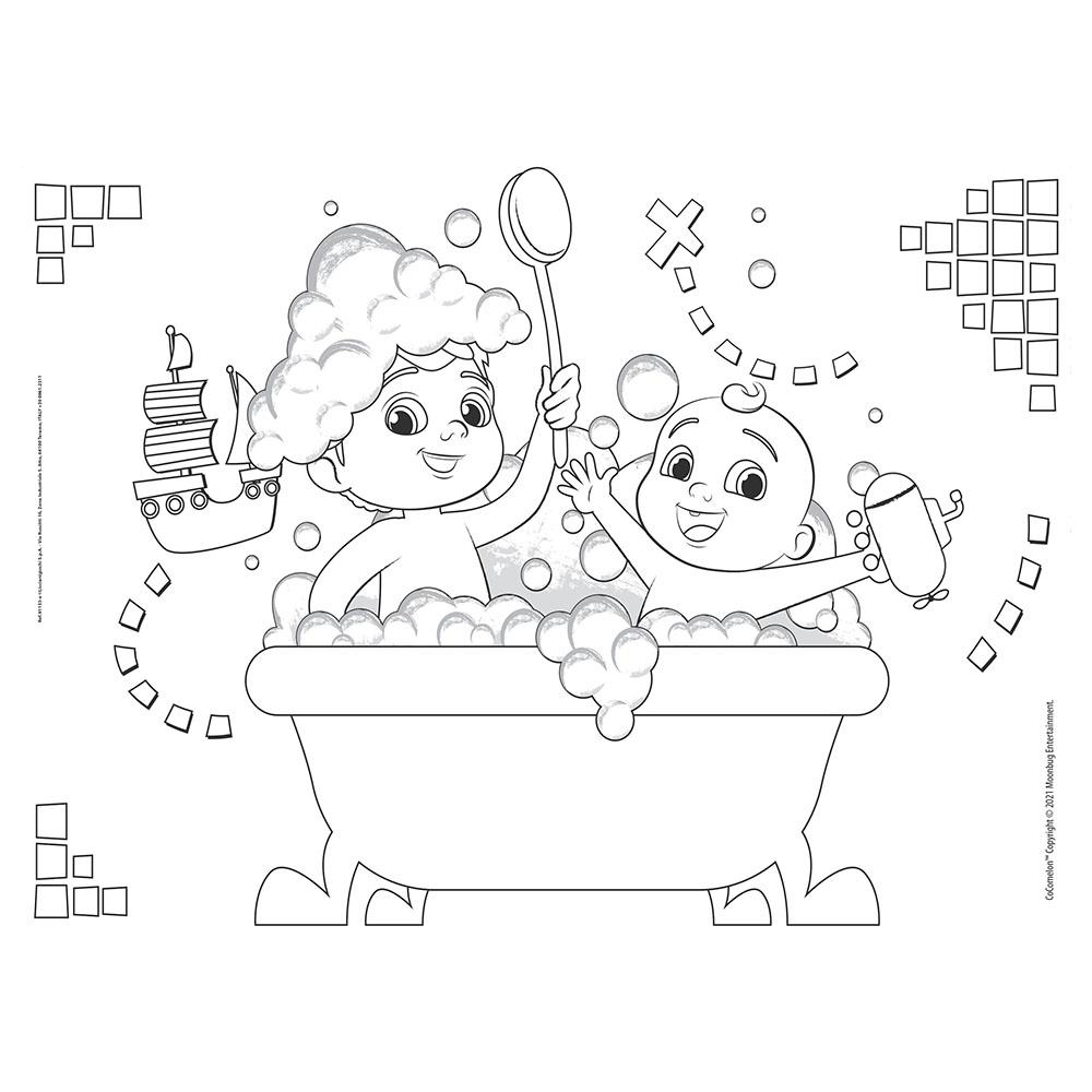 كوكو ميلون - ماكسي فلور لوحة أحجية مزدوجة الوجة 2*12 هيا بنا للبناء