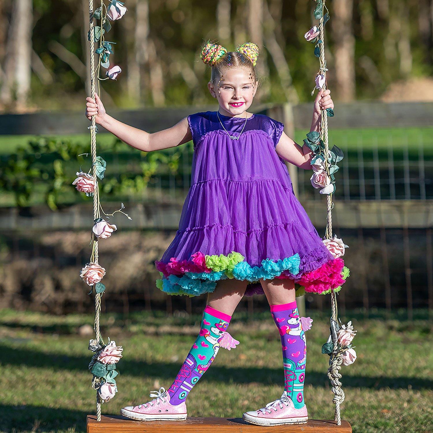 Madmia Skatercorn Socks With Wings - Medium