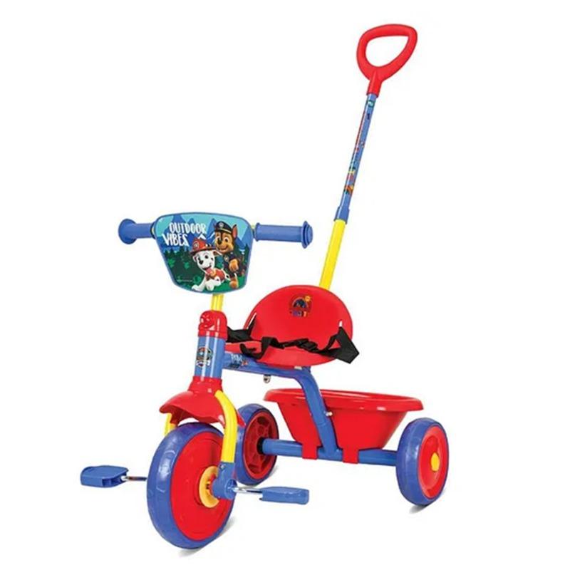 Spartan Paw Patrol Tricycle with Push Handle