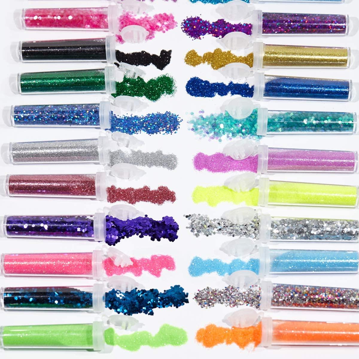 مجموعة ألوان جليتر شيكرز اللامعة 30 لون