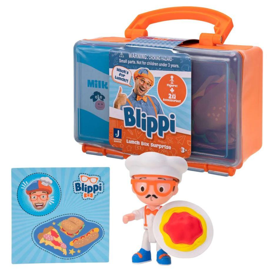 Blippi Surprise Deluxe Blind Figure Lunch Box - Orange