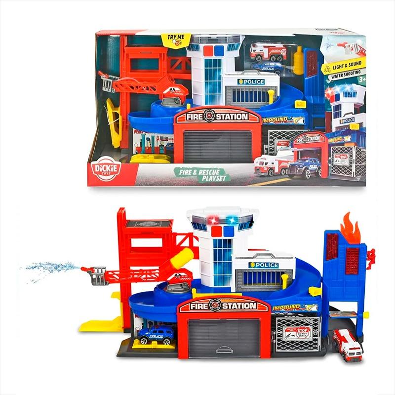 Dickie - Fire And Rescue Playset