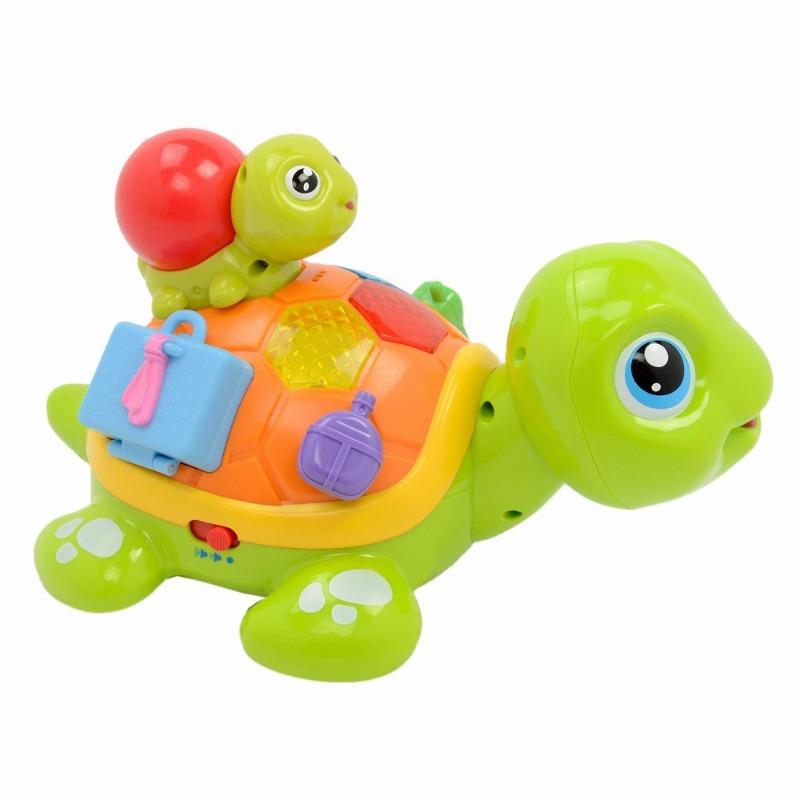 هولا - مجموعة السلحفاة التفاعلية مع الأصوات والاضواء