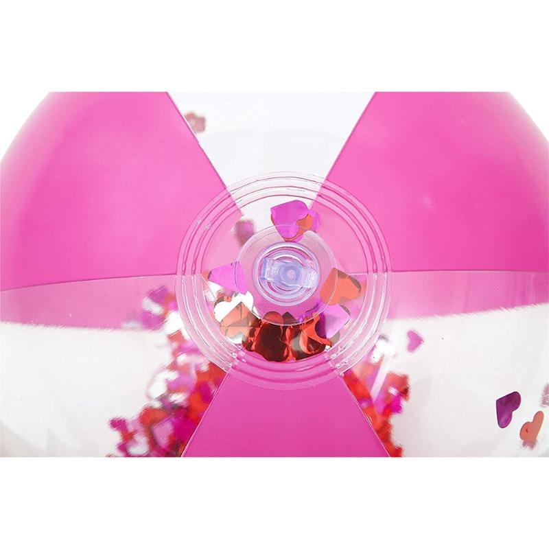 Bestway Shiny Beach Ball 16 Inch Pink