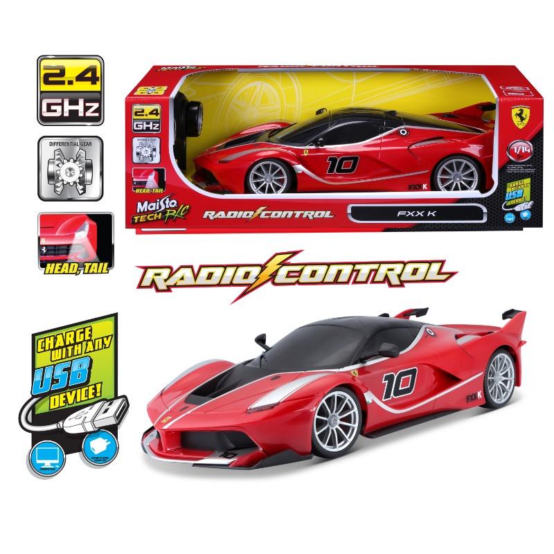 سيارة تحكم عن بعد فيراري FXX K 1:14 – أحمر