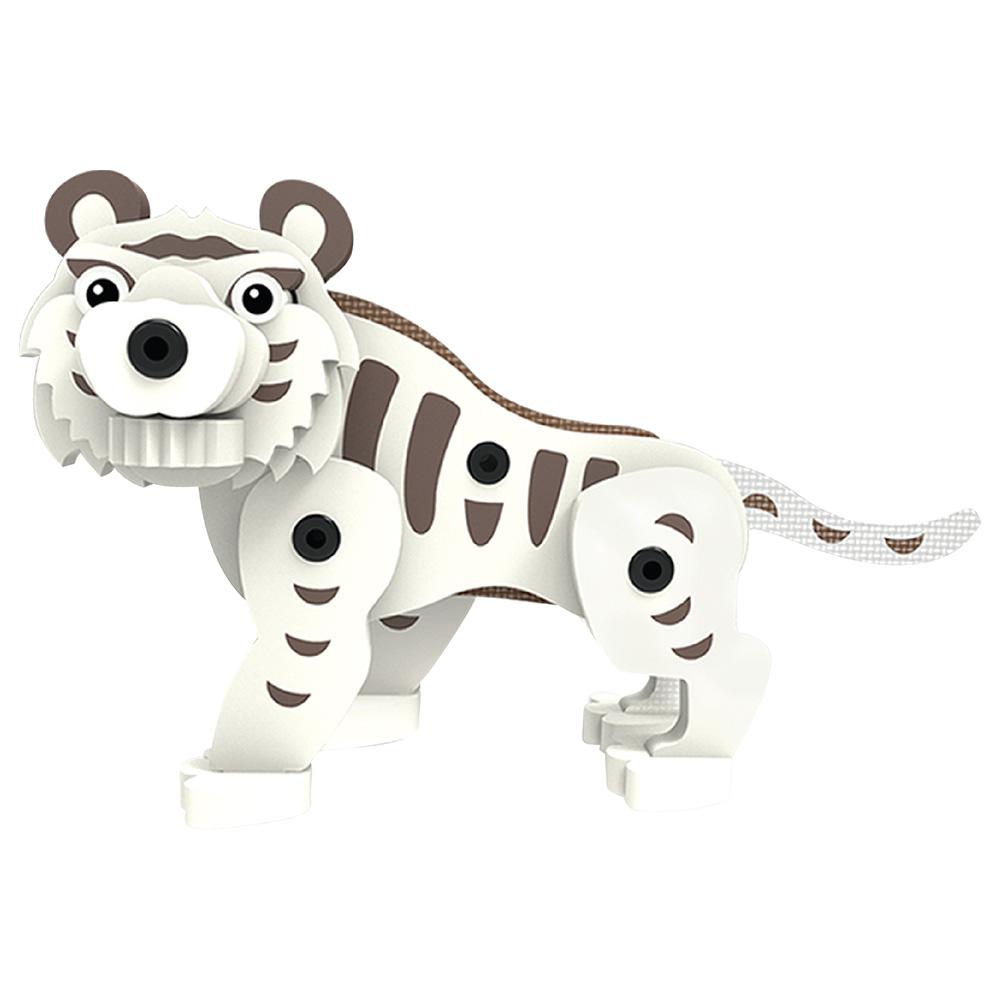 سونتا - مجموعة بناء داي بلاي فوم بتصميم النمر الأبيض