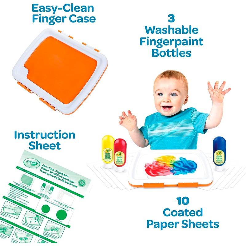 Crayola Easy Clean Finger Paint Station