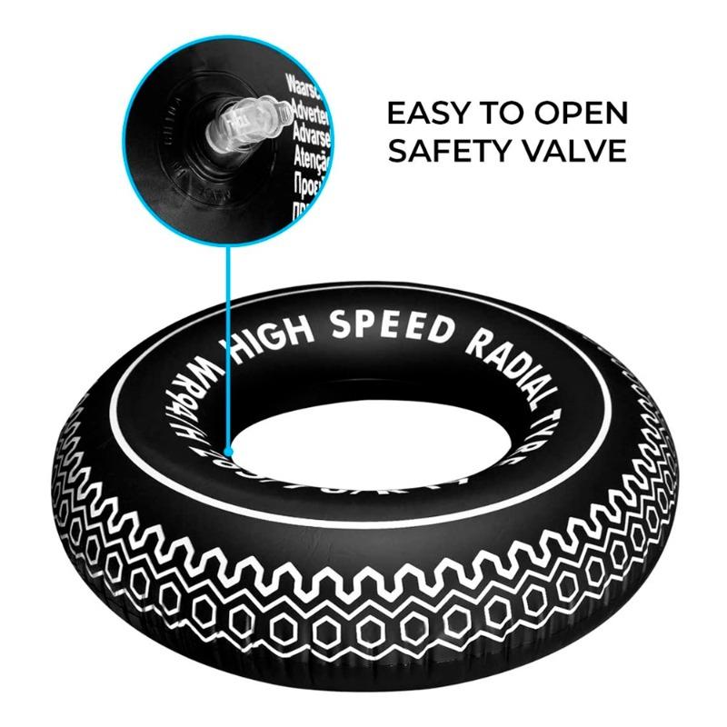 صن كلوب - عوامة السباحة تاير إينر بتصميم العجلة