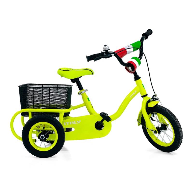 Tricycle With Rear Basket - 12 Inch
