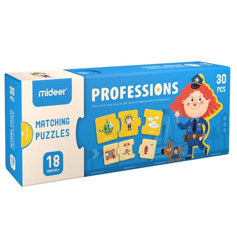 Mideer Matching Puzzles Professions