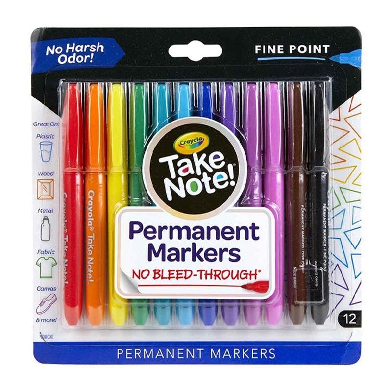 كرايولا - أقلام تلوين ضد الماء - 12 لون