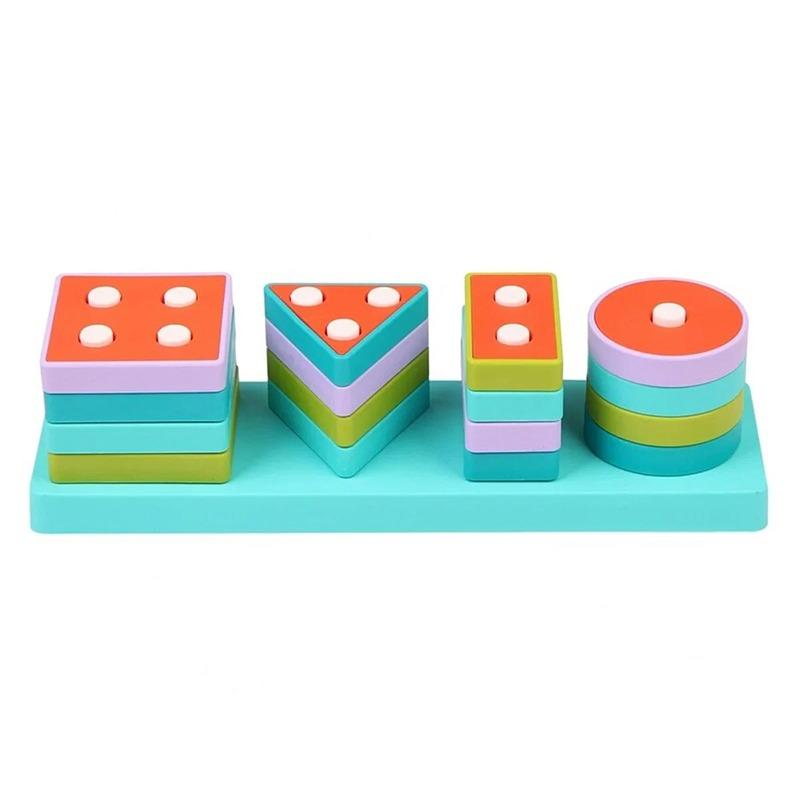 Let's Be Child Stack And Sort Puzzle Board