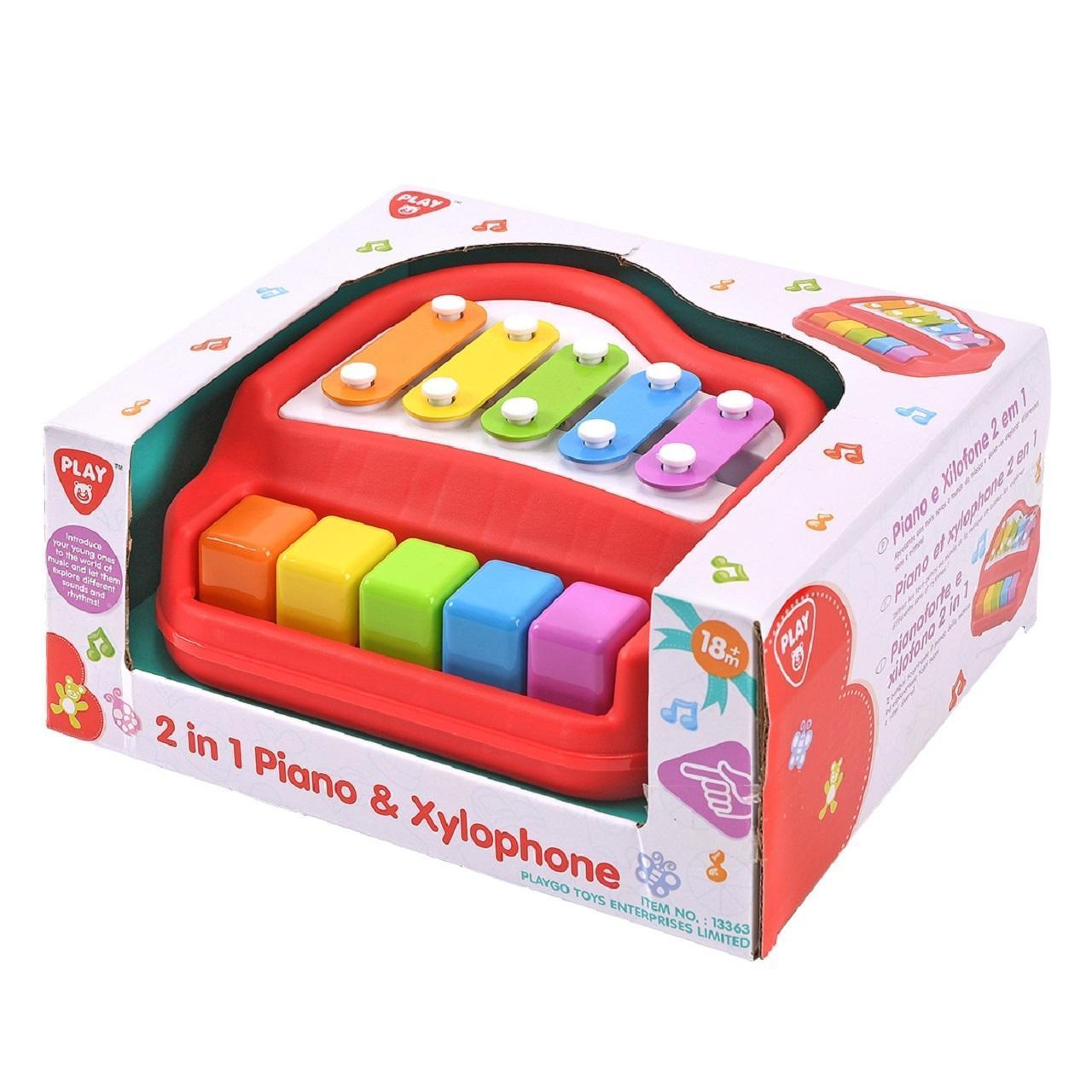PlayGo 2 In 1 Piano And Xylophone