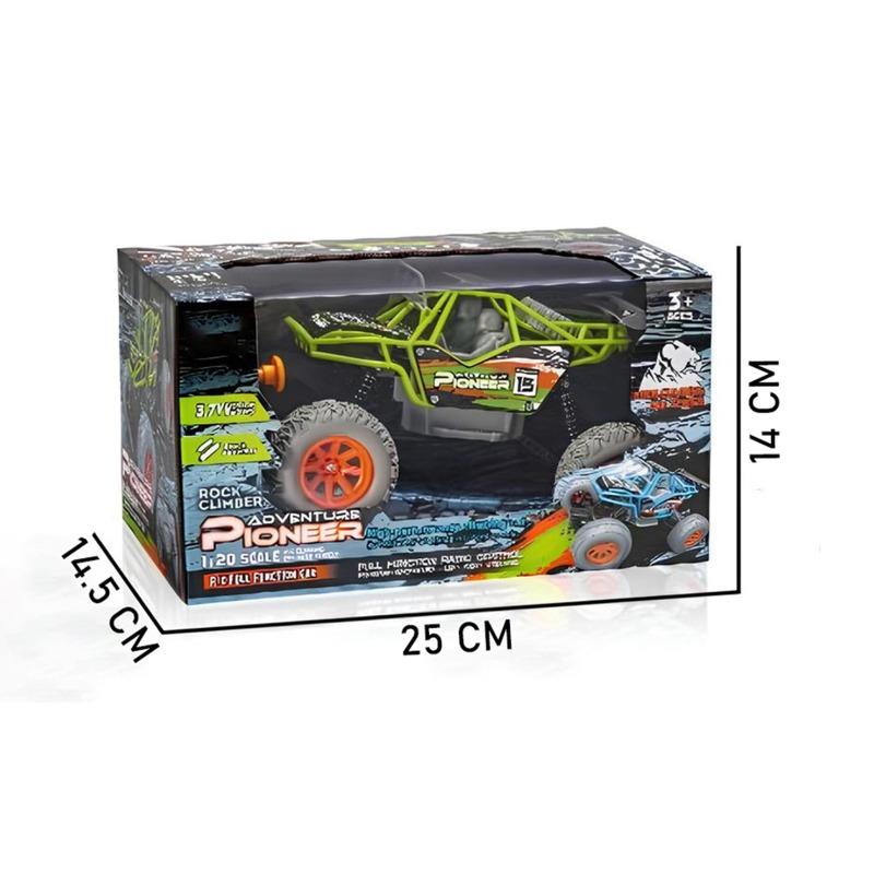 Zep Crawling Car Remote Control Off Road Vehicle - Blue
