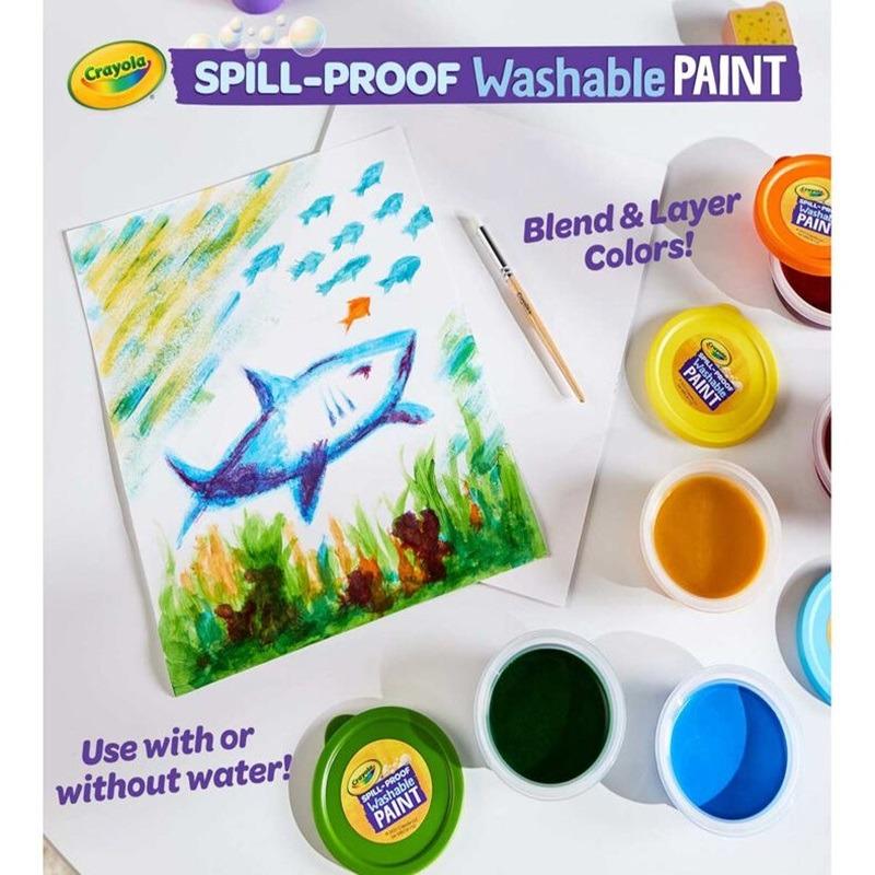 Crayola Spill Proof Washable Paint Set
