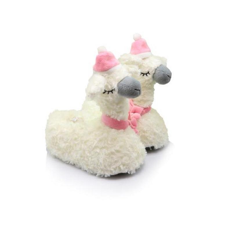 Twigy White Lama Slipper Size 39-40