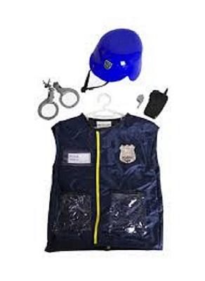 زي الشرطة 2 - مقاس واحد من 3 - 8 سنوات