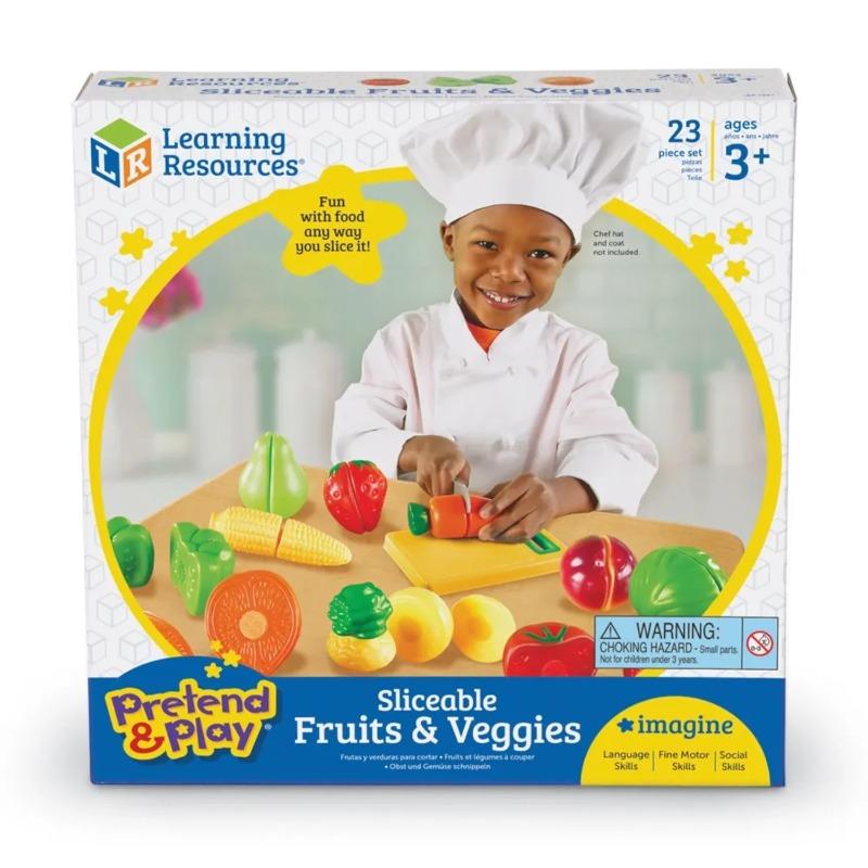 Pretend & Play Sliceable Fruits & Veggies Set