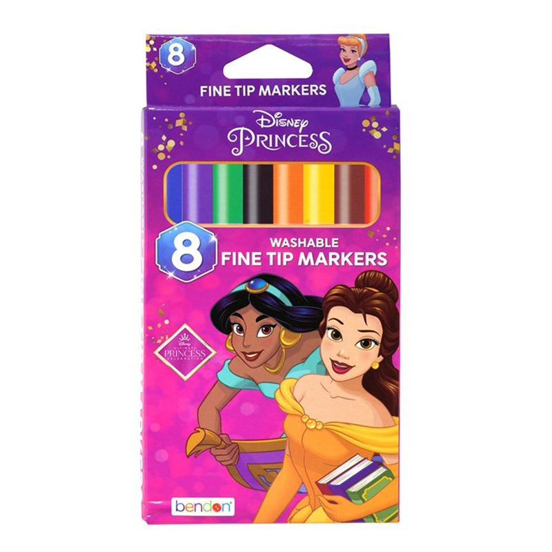 Disney Princess 8-Count Fine Tip Markers