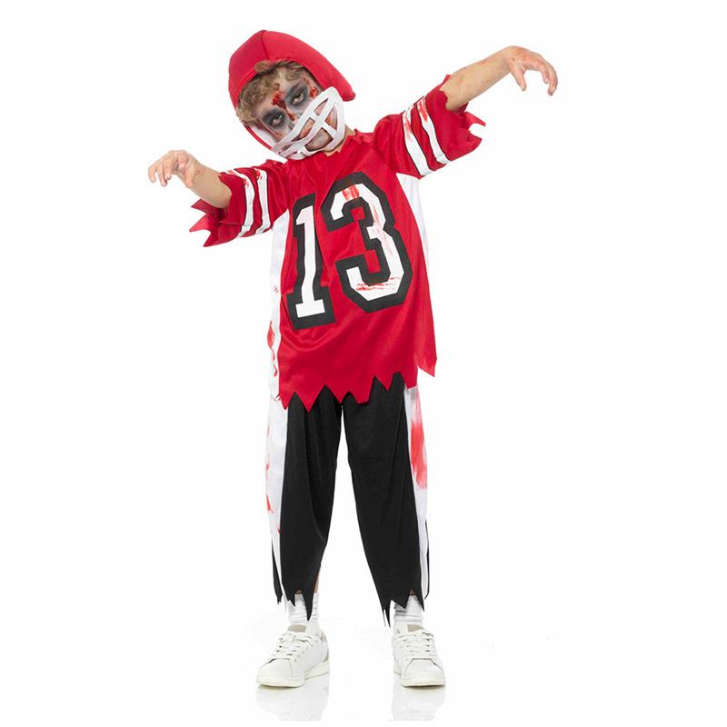 Mad Toys Zombie Football Soccer Player Kids Halloween Costume - Small