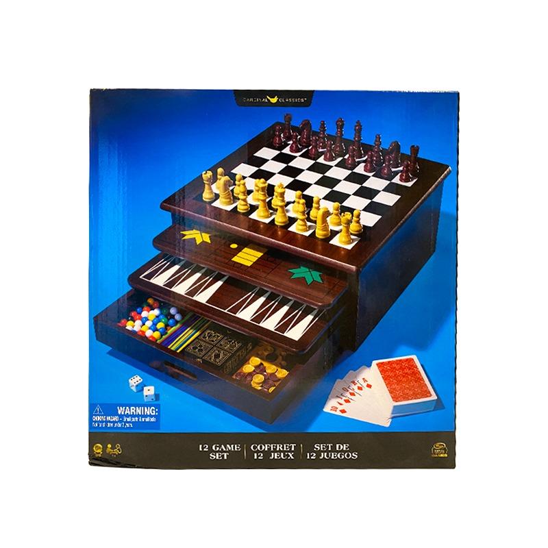 Cardinal Classics 12 In 1 Centre Wood Game