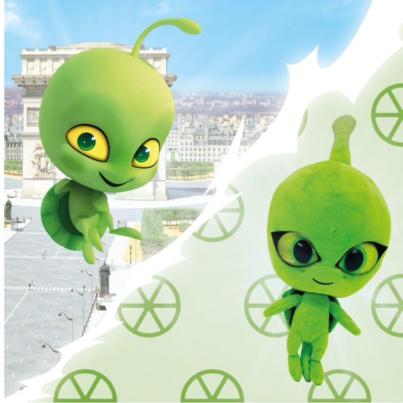 Miraculous Kwami Wayzz Plush Figure 24 cm