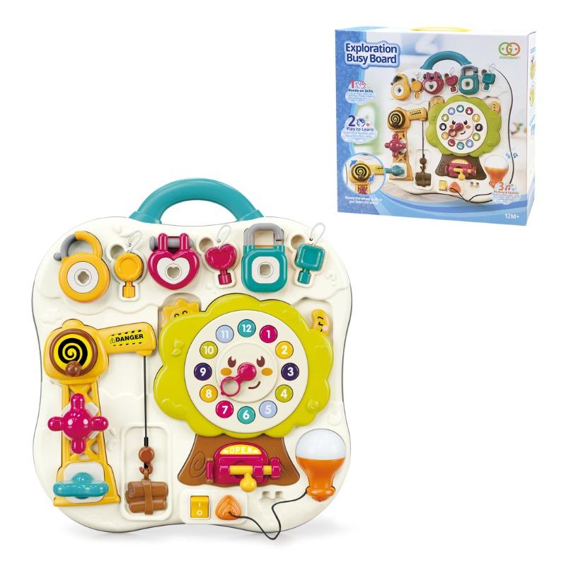 Montessori Busy Board Sensory Toy for Toddlers