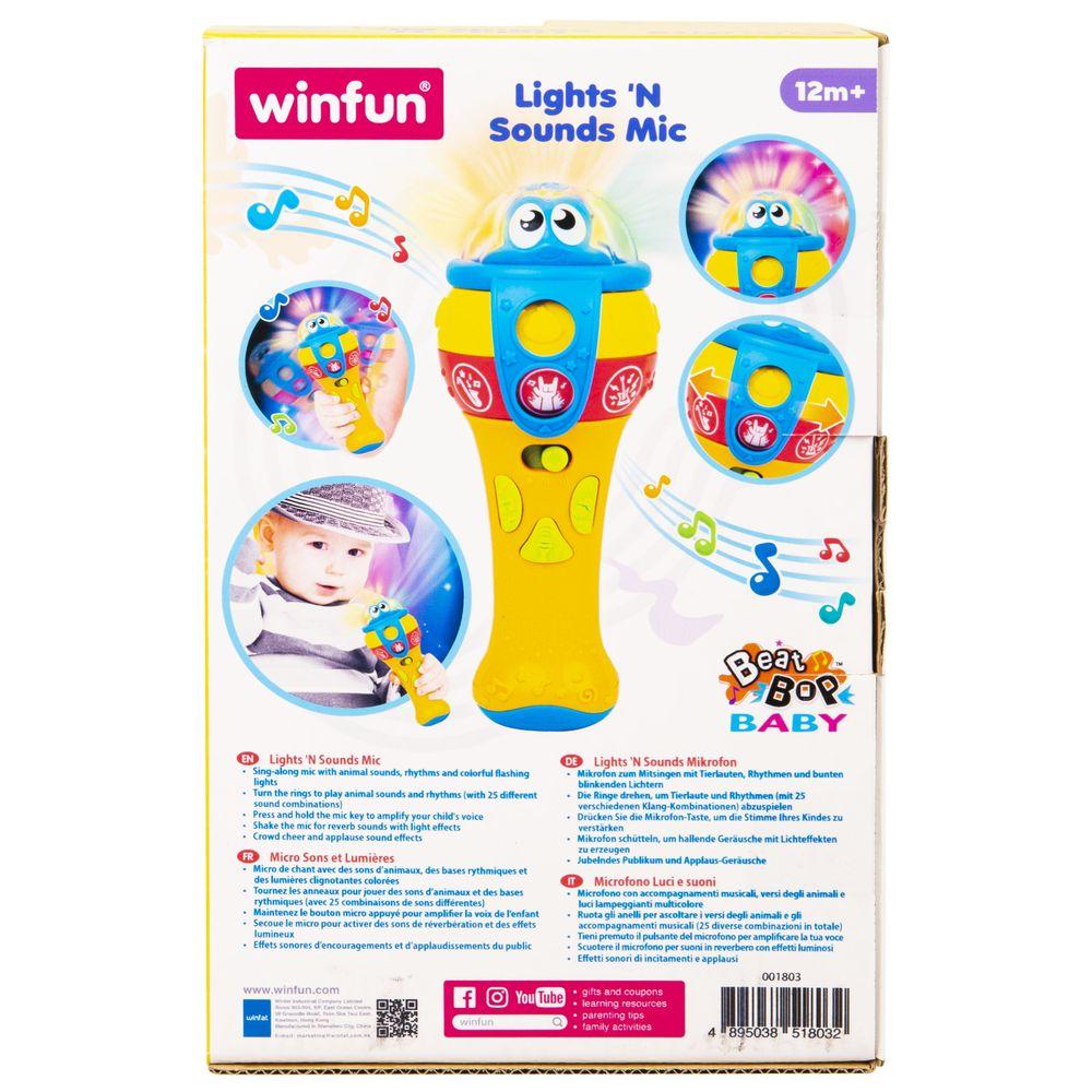 وين فن - ميكروفون تفاعلي بأصوات وأضواء