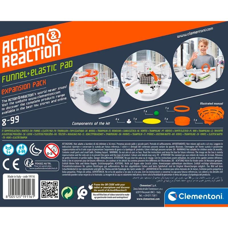 Clementoni Action And Reaction Funnel Elastic