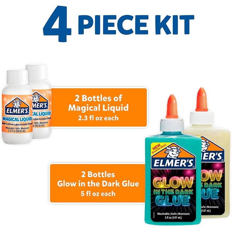 Elmer's Glow-in-the-Dark Slime Kit - 4 Count