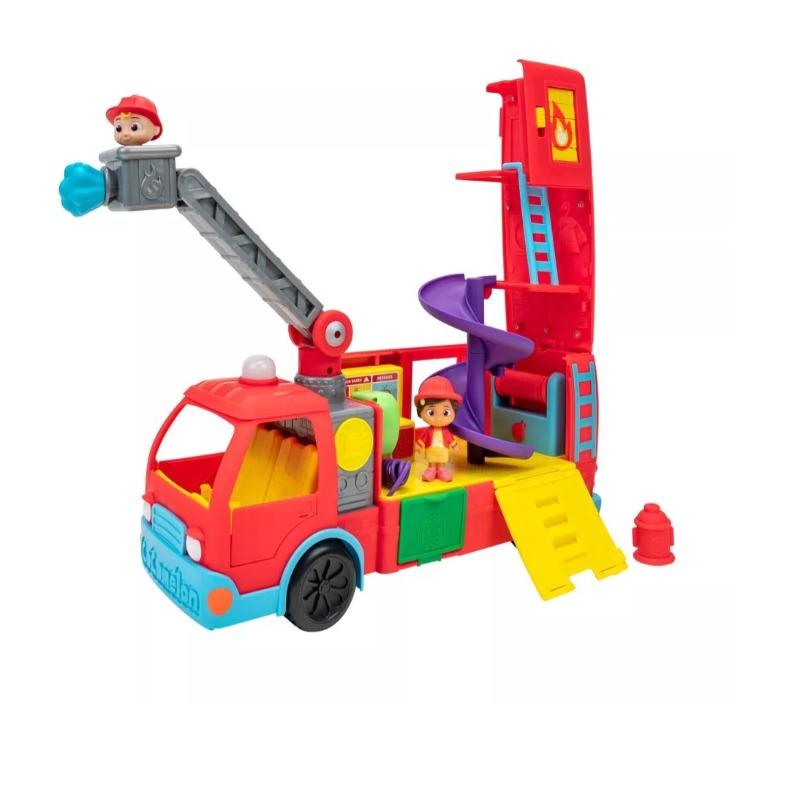 كوكوميلون - سيارة إطفاء مع شخصيتين نان و جي جي