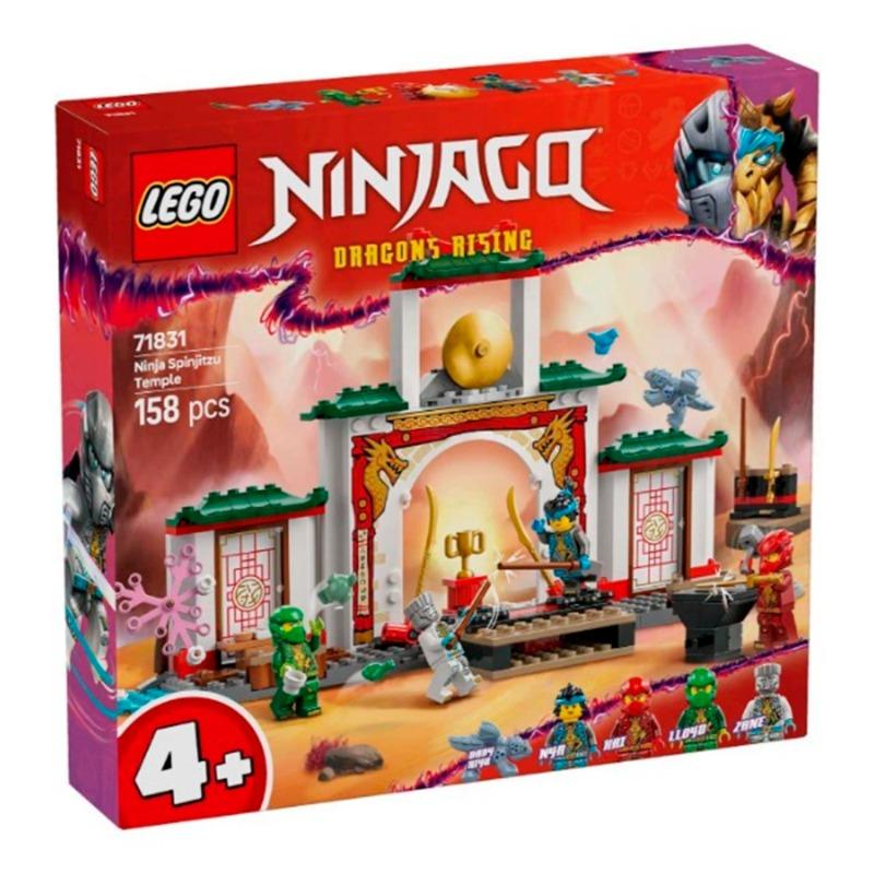 Lego Ninjago Ninja Spinjitzu Temple Action Toy Playset 71831