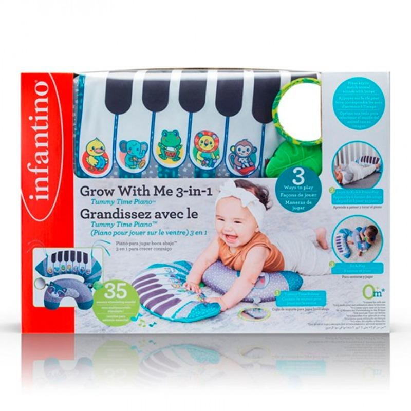 Infantino - Grow With Me 3-in-1 Tummy Time Piano
