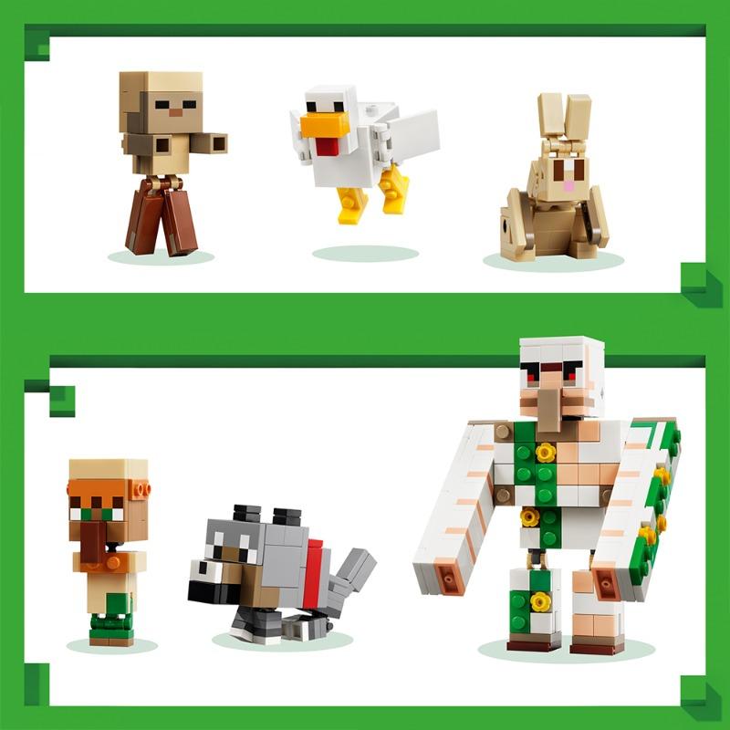 LEGO Minecraft Chicken Jockey Desert Attack Building Set - 428 Pieces