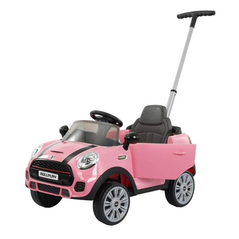 Rollplay Mini Cooper Push Car - Pink