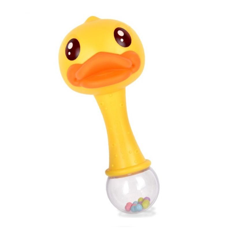 B Duck Baby Sand Hammer Hand Rattle