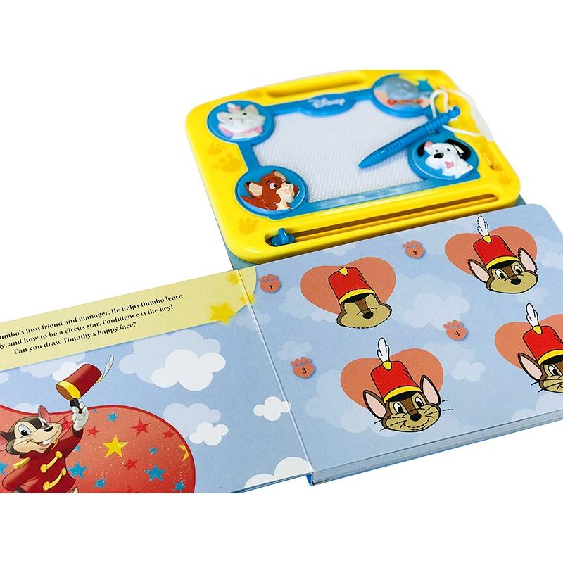 ديزني كلاسيك آنميلز - مجموعة الكتاب واللوحة المغناطيسية التعليمية