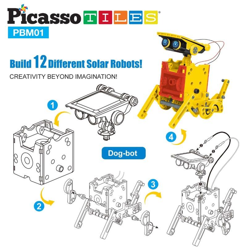 Picasso - 12 in 1 Solar Powered Space Robot Science Kit