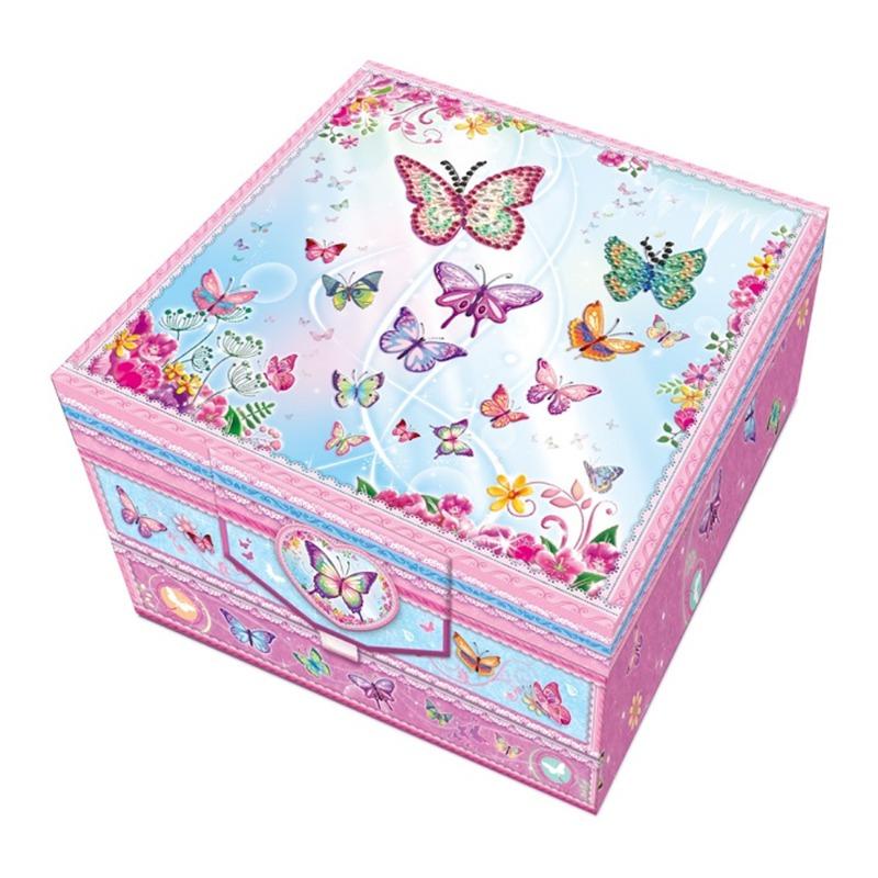 مجموعة صندوق الرسائل السرية بطبعات فراشة