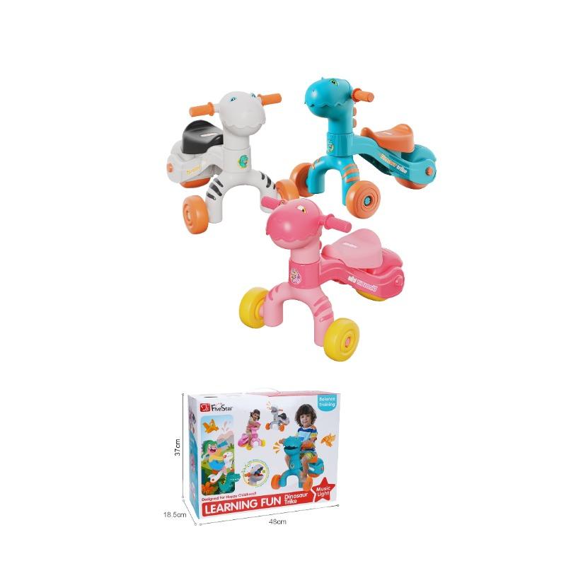 Dinosaur Sliding Walker With Light And Music For Kids