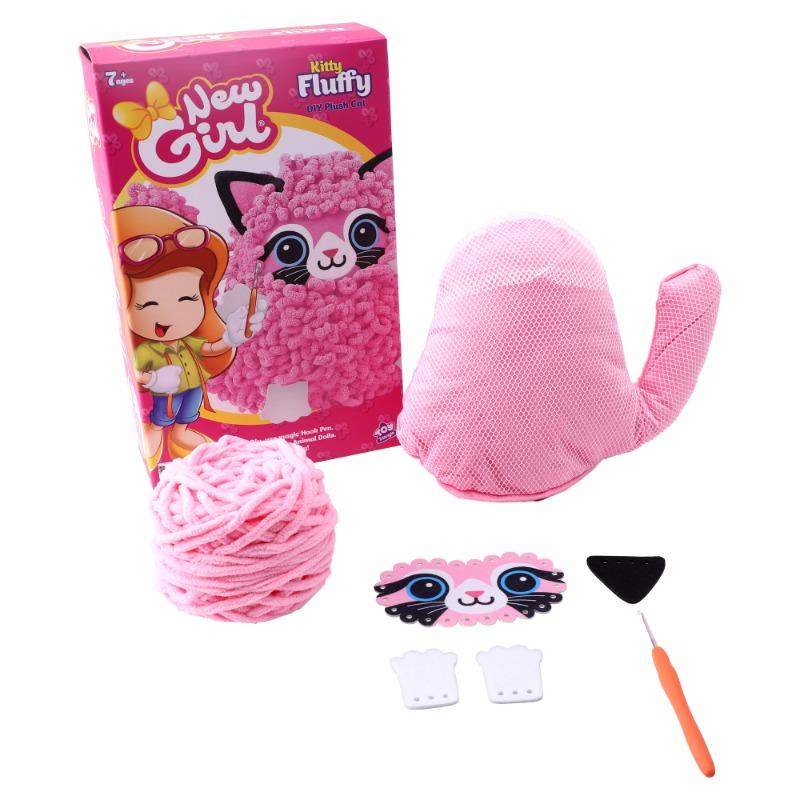 New Girl DIY Plush Kitty Fluffy