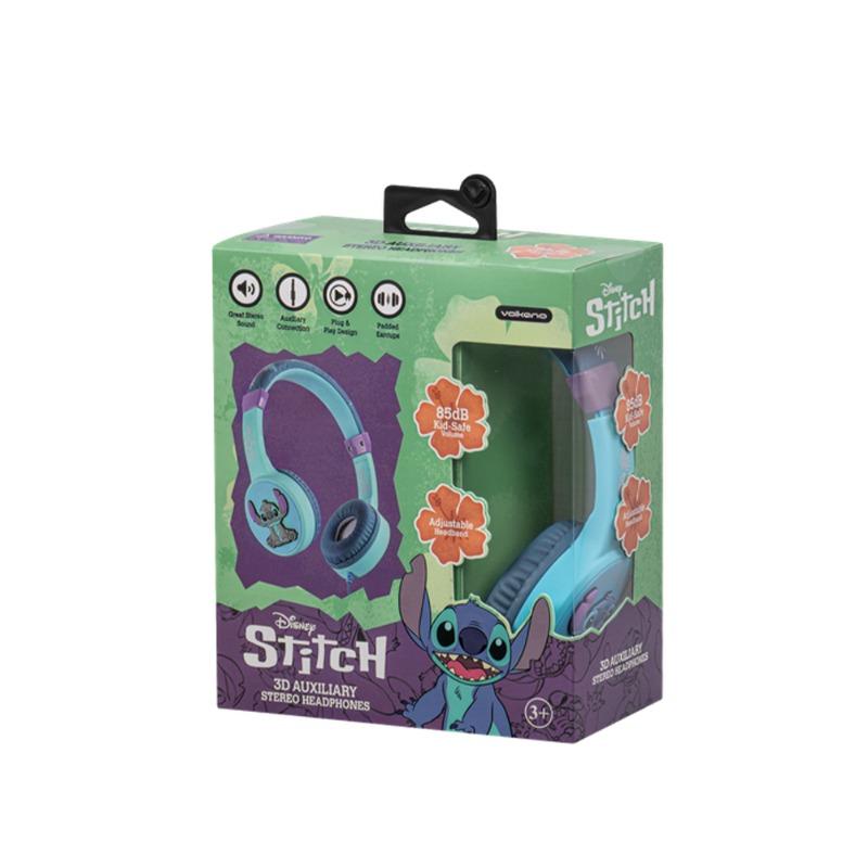 Disney Stitch 3D Auxiliary Headphone