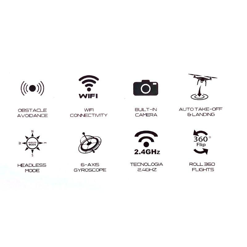 Drone Air Folding Obstacle Rc Avoidance Camera Drone Assorted Colors