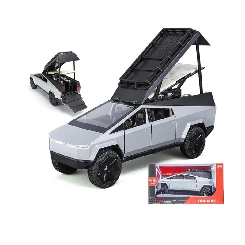 Tesla Camping Pickup Die Cast Car 1:24