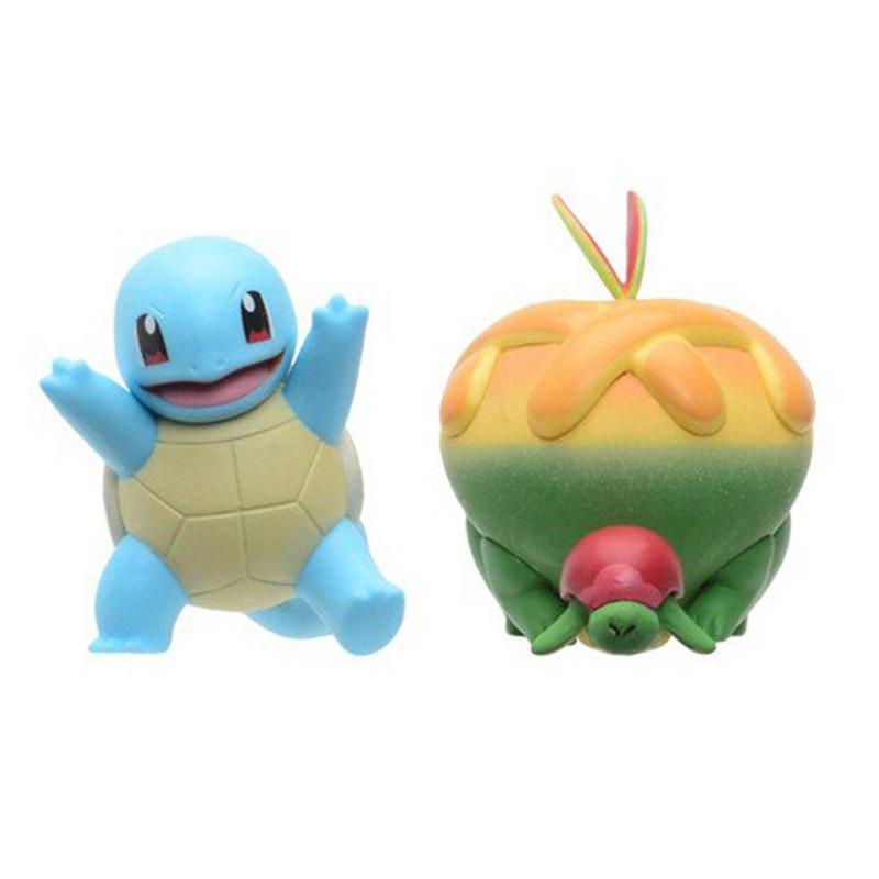 Pokemon Battle Figure Pack Squirtle And Appletun