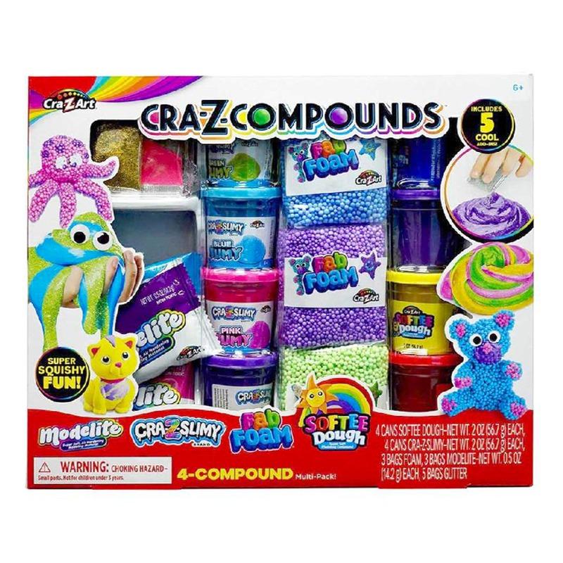 Cra-Z-Art Compounds Activity Dough Playset With 5 Accessories