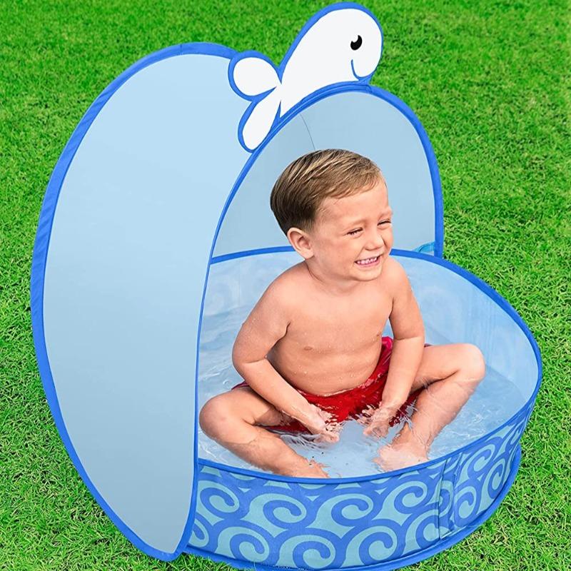 Bestway Pop Up Baby Ball Paddling Pool with UV Sun Canopy - 78 cm x 68 cm